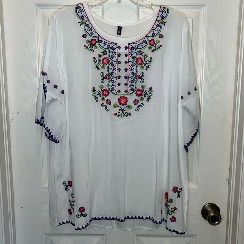 Boho Cotton blouse NWT size XL